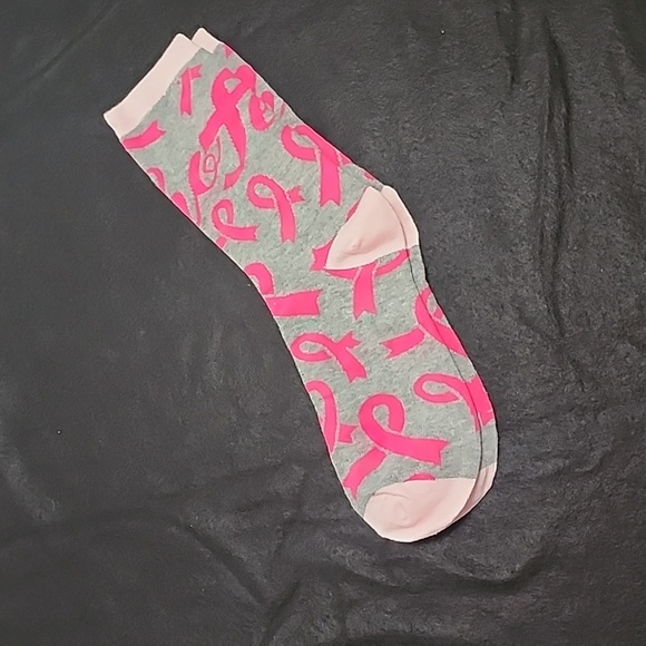 9 pair Breast Cancer Awareness Socks - Picture 10 of 10
